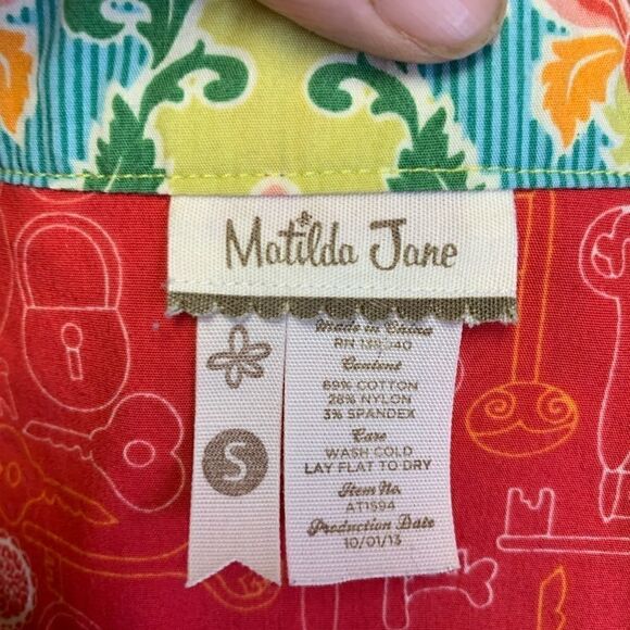 Matilda Jane Green Acres Tunic Size S - Picture 11 of 13